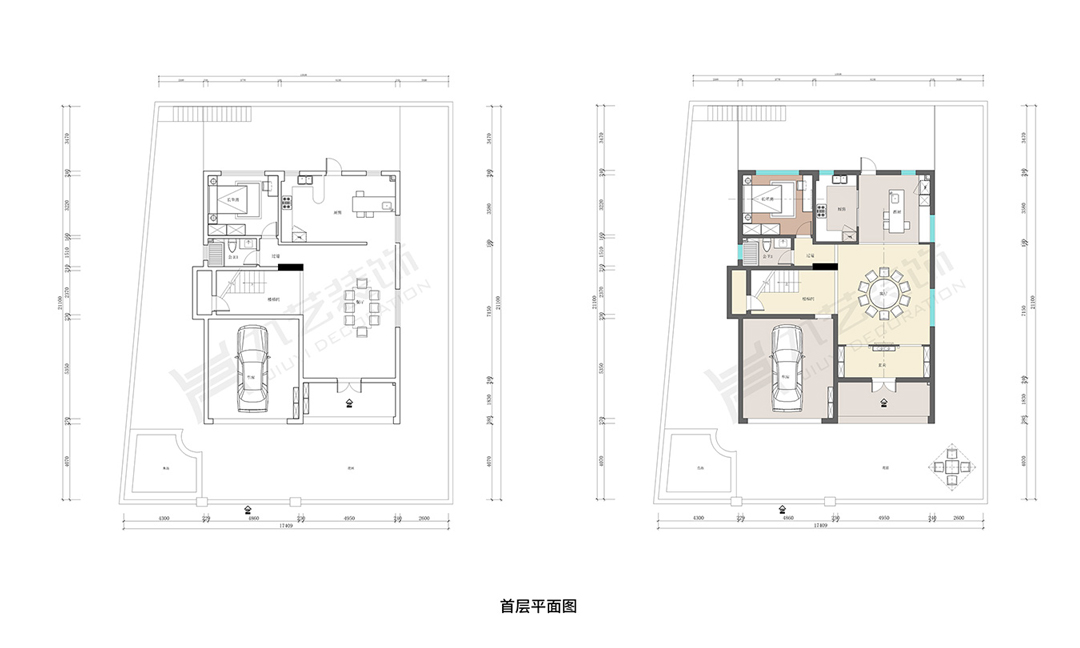 首層平面戶型圖
