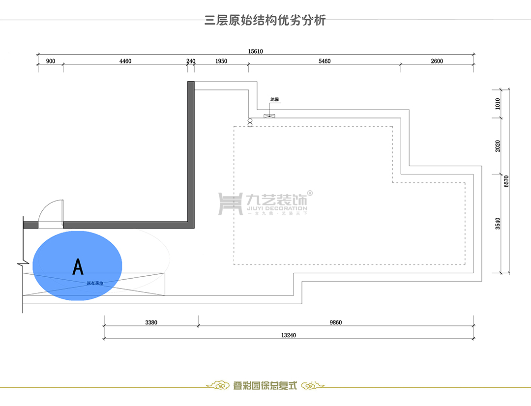 頂層平面布置及立面索引圖