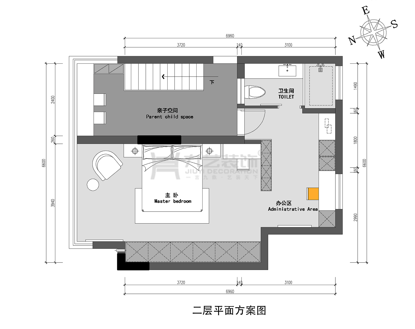 二層平面方案圖
