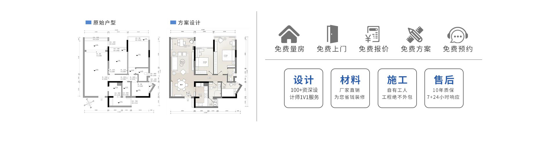 半包服務(wù)全新升級
